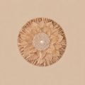 Wanddecoratie Raffia Kauri Flower