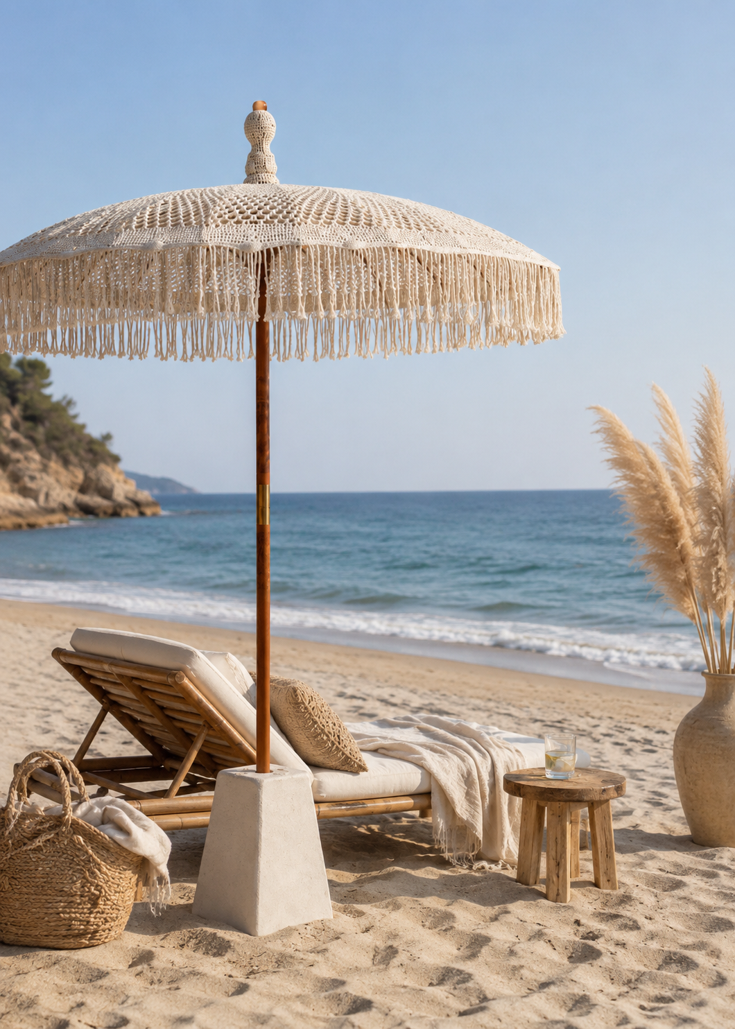 Macramé parasol