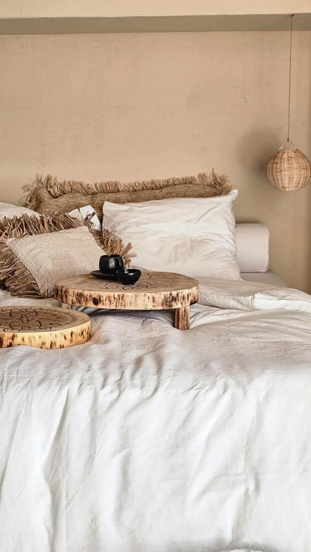 Boho plateau met pootjes