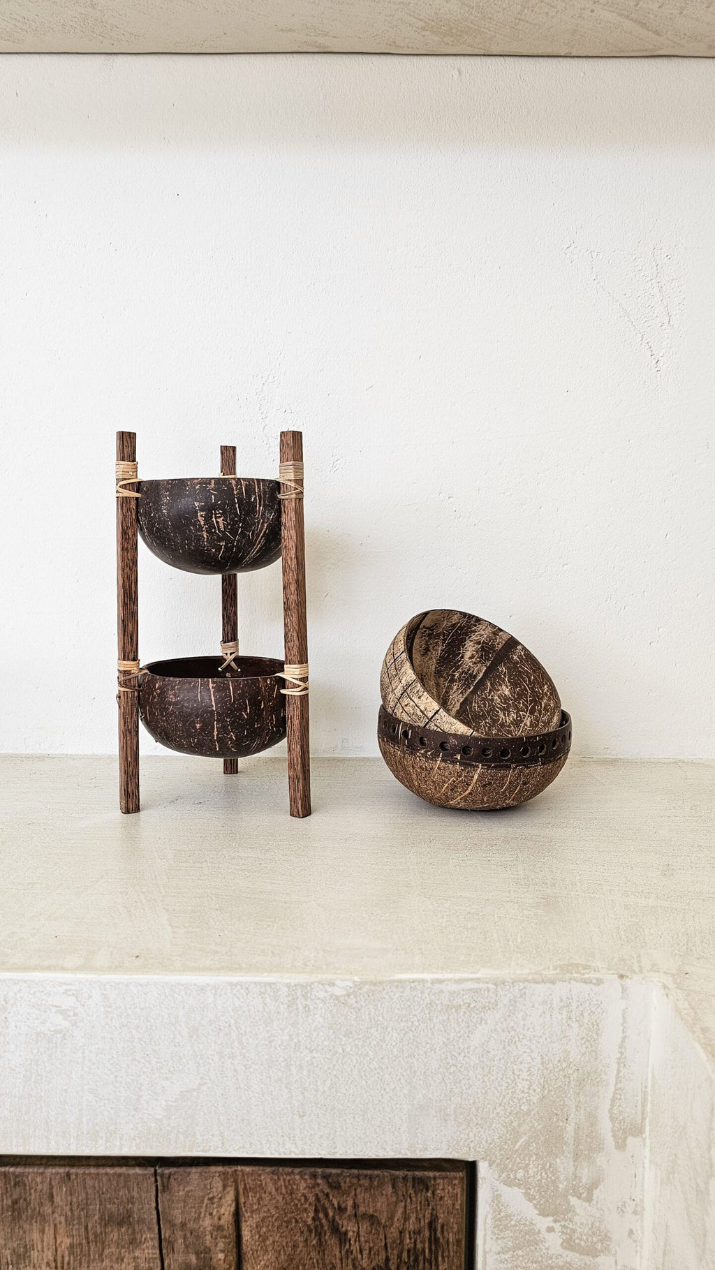 Kokos etagère