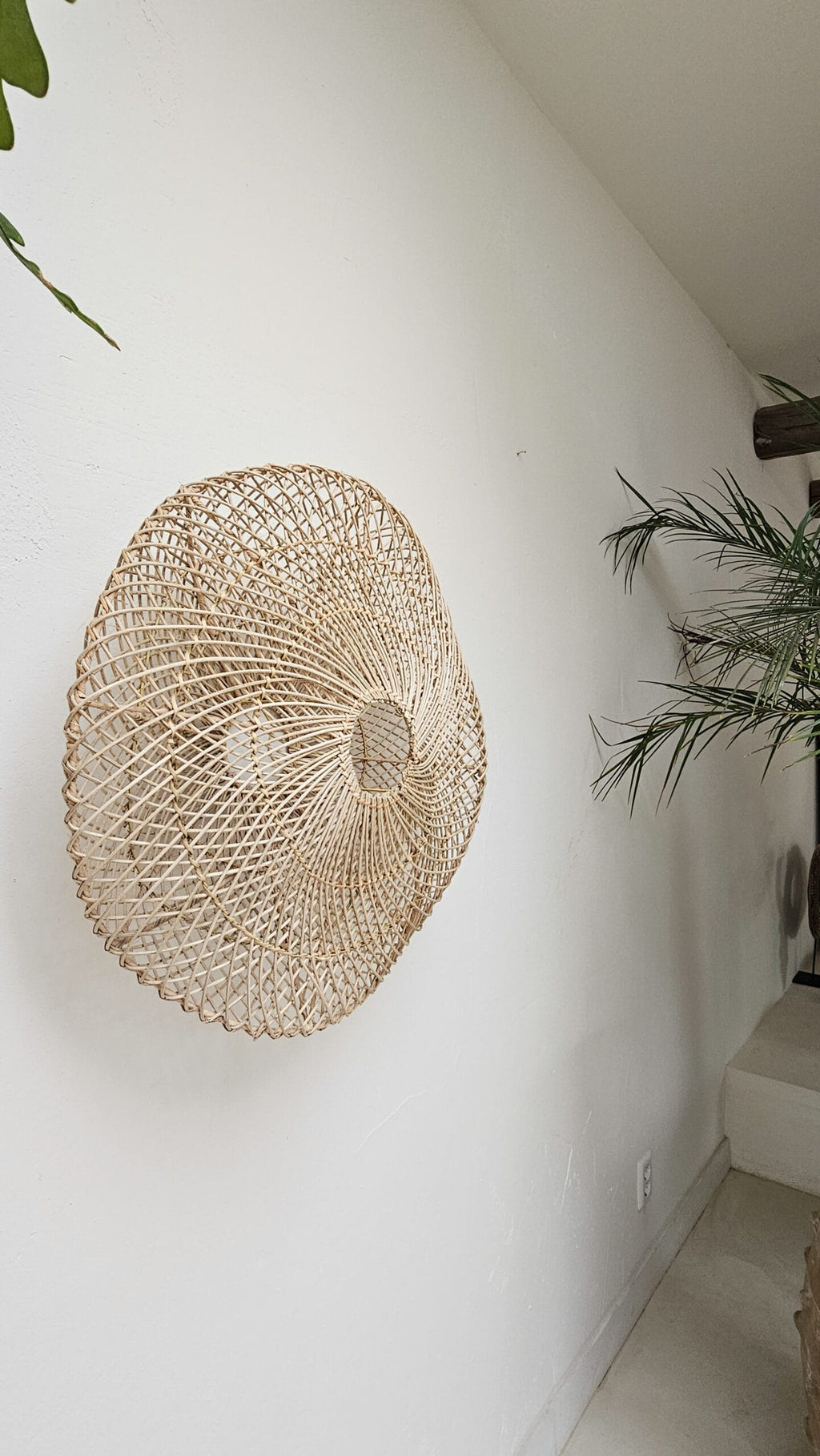 Rotan wand- of hanglamp 60cm