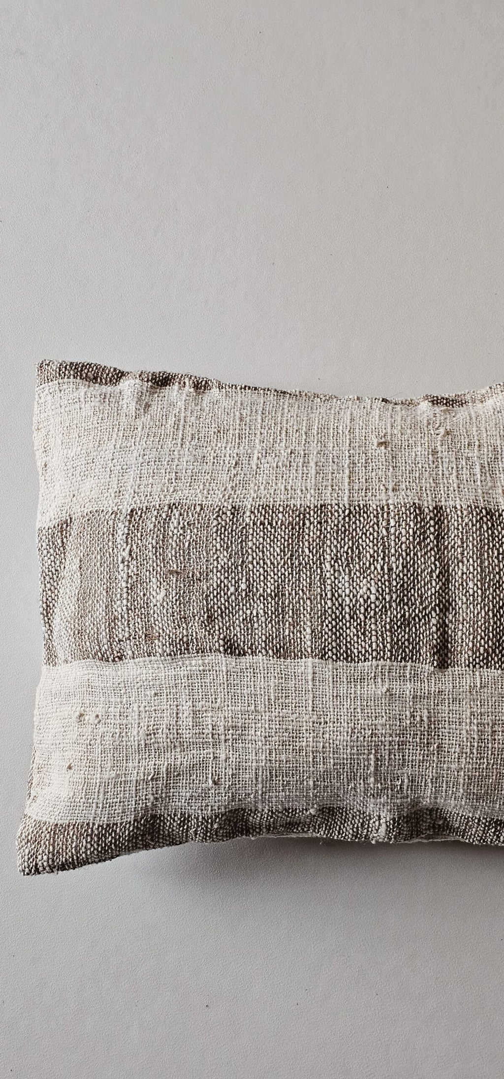 Linnen kussen gestreept 35x60cm