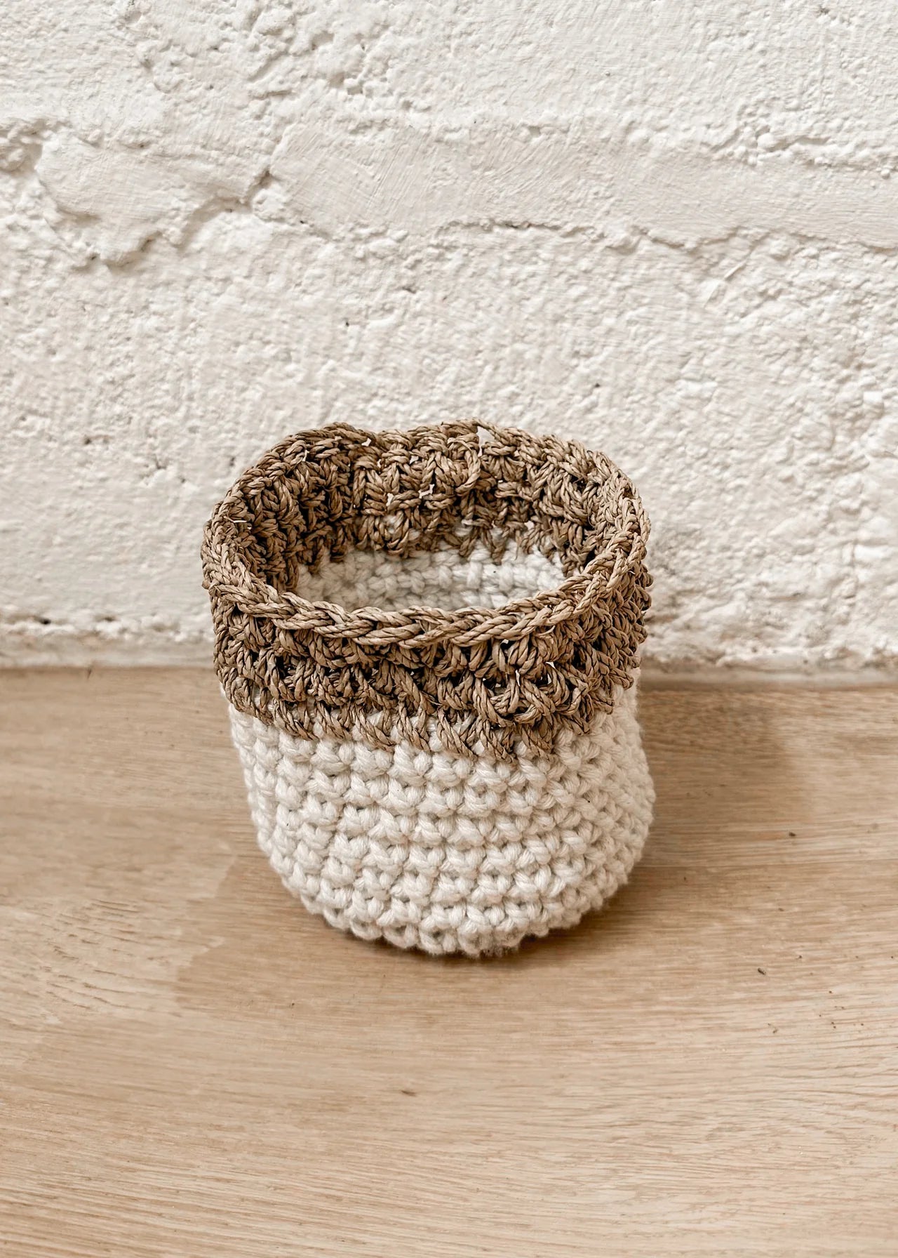 Gehaakt mandje 10x10cm