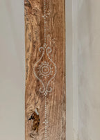 Teak houten bankje 120cm