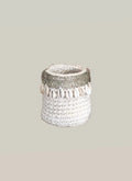 Macramé gehaakt mandje