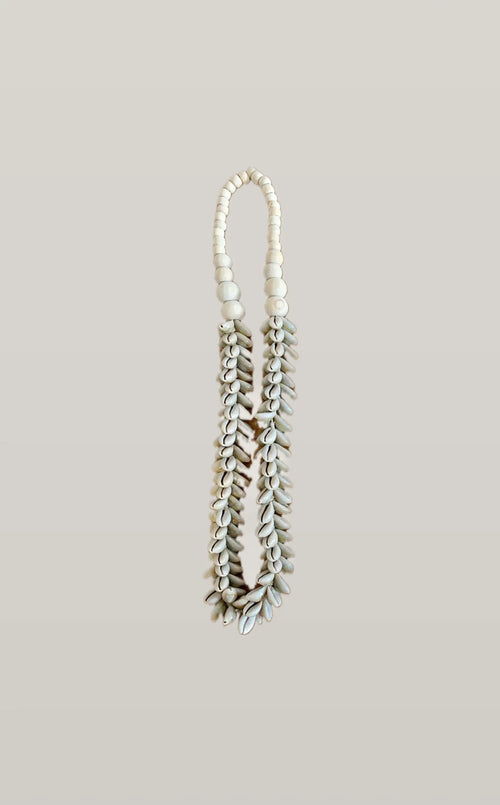Decoratieve schelpenketting, handgemaakt natuurlijk woonaccessoire