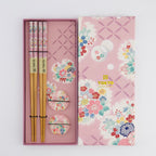Chopstick Giftset Pink Flower