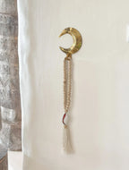 Decoratieve hanger tijgerschelp wit