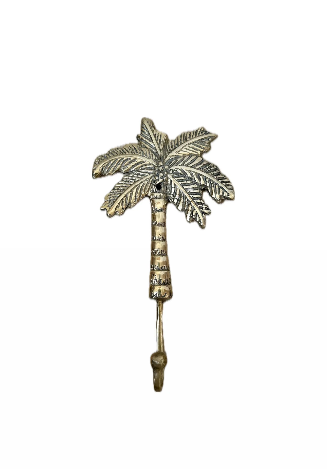 Decoratieve wandhaak in de vorm van een palmboom, handgemaakt natuurlijk woonaccessoire