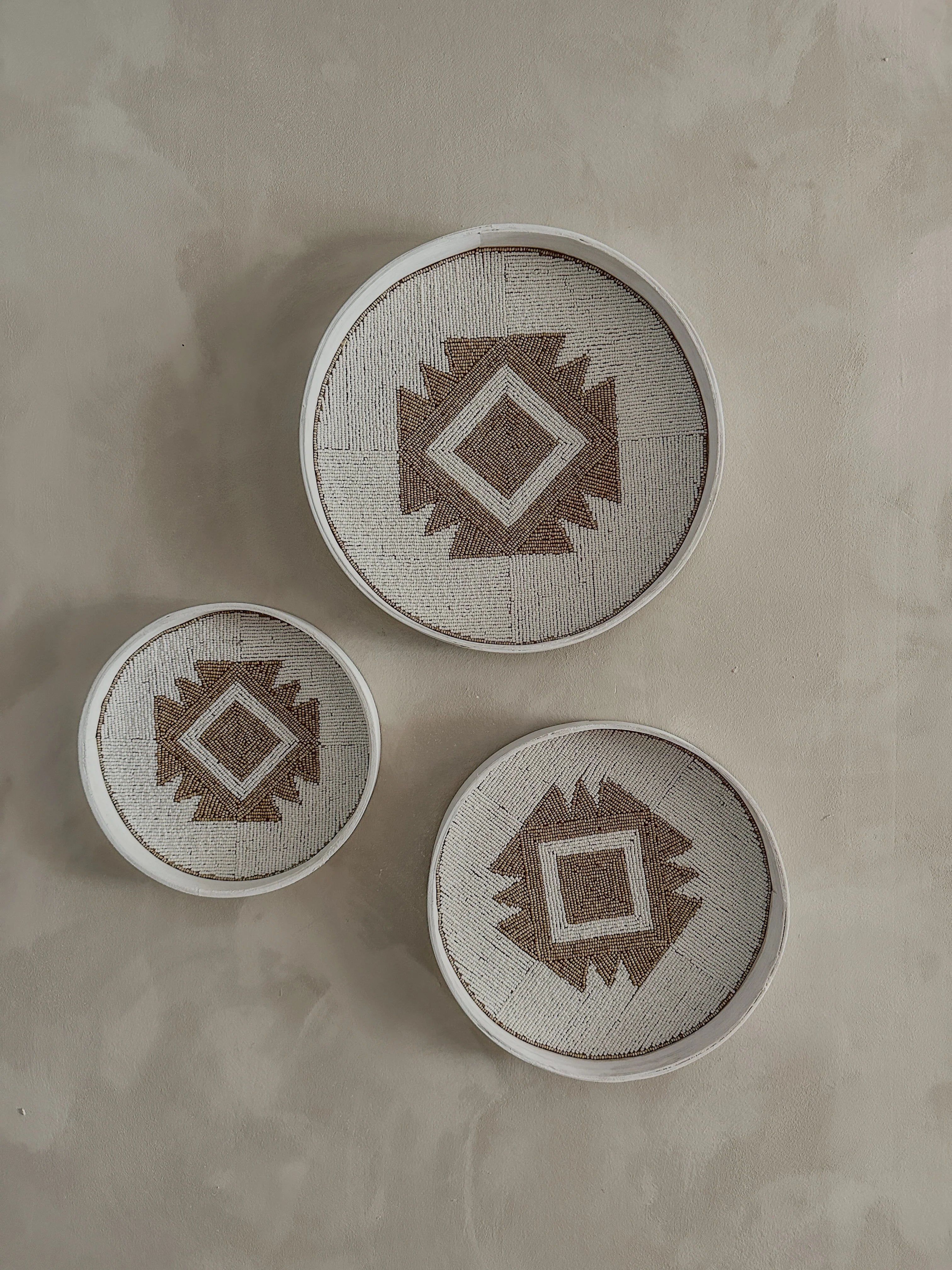 Decoratief dienblad of wanddecoratie, handgemaakt natuurlijk interieurobject