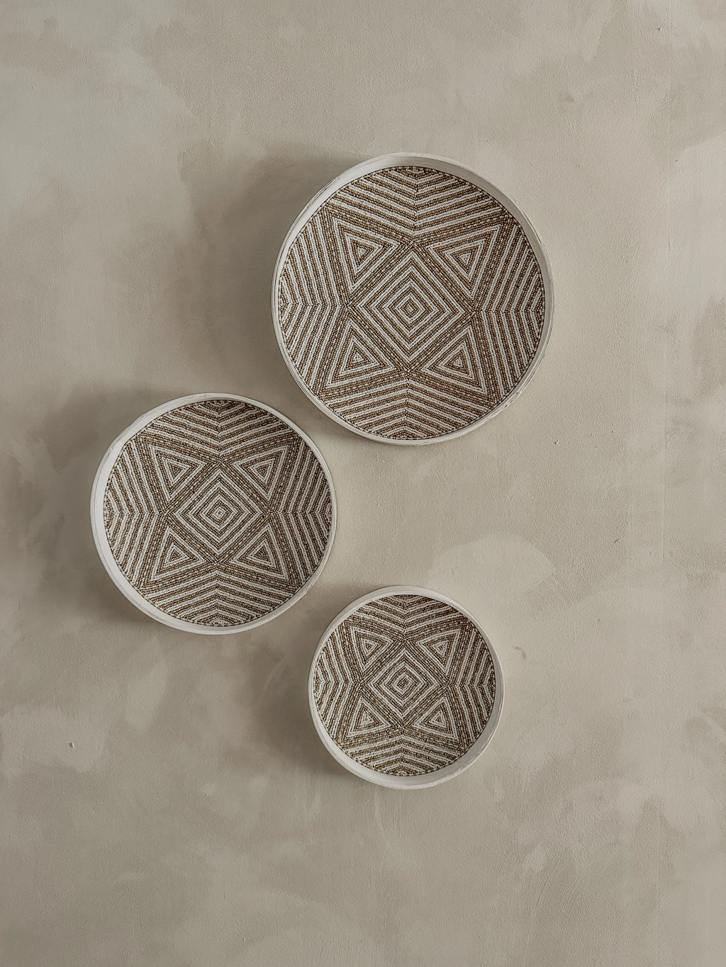 Decoratief dienblad of wanddecoratie, handgemaakt natuurlijk interieurobject