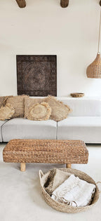 Bankje waterhyacint laag