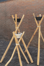 Tuin fakkel driepoot