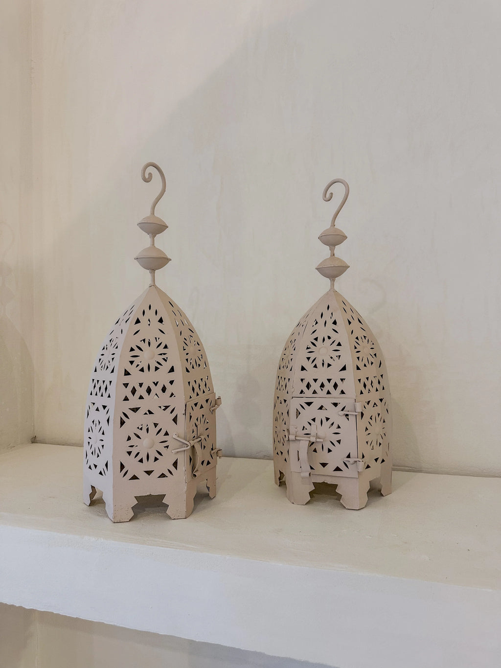 Lantaarn beige 50cm