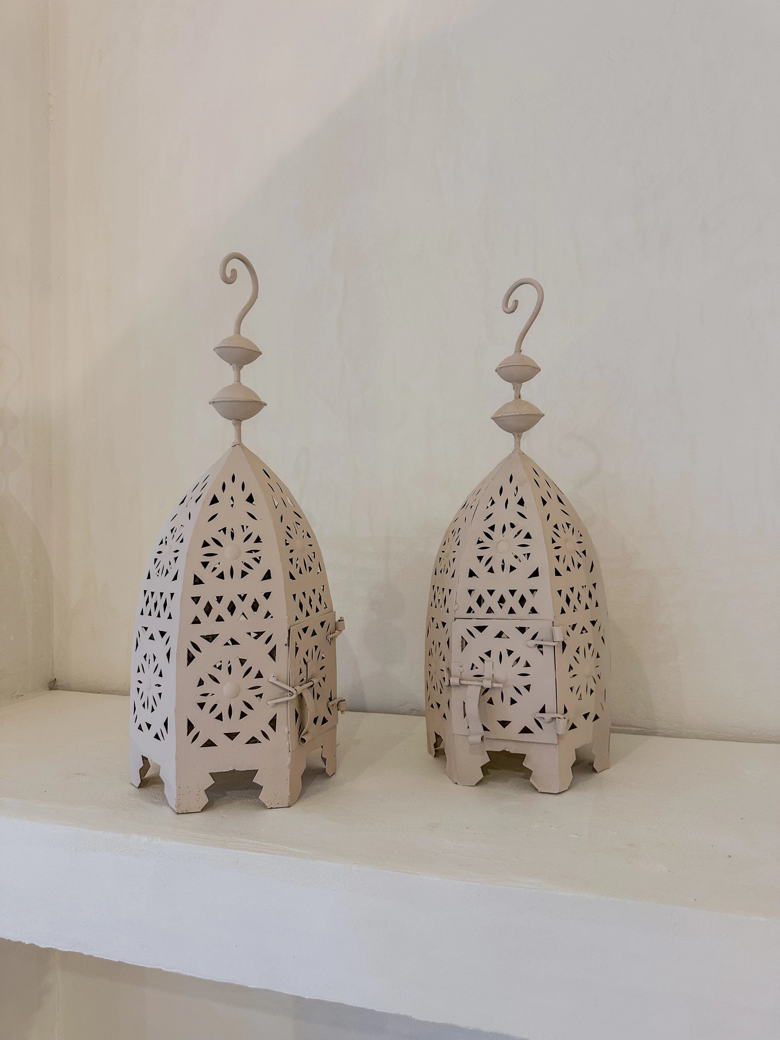 Lantaarn beige 50cm