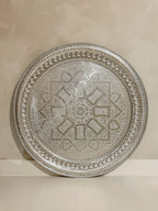 Handgehamerd dienblad Marrakech 77cm 2