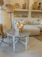Houten onderstel wit