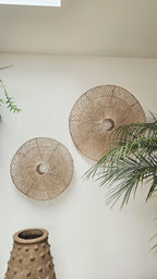 Rotan wand- of hanglamp 80cm