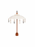 Boho tafelparasol zilver