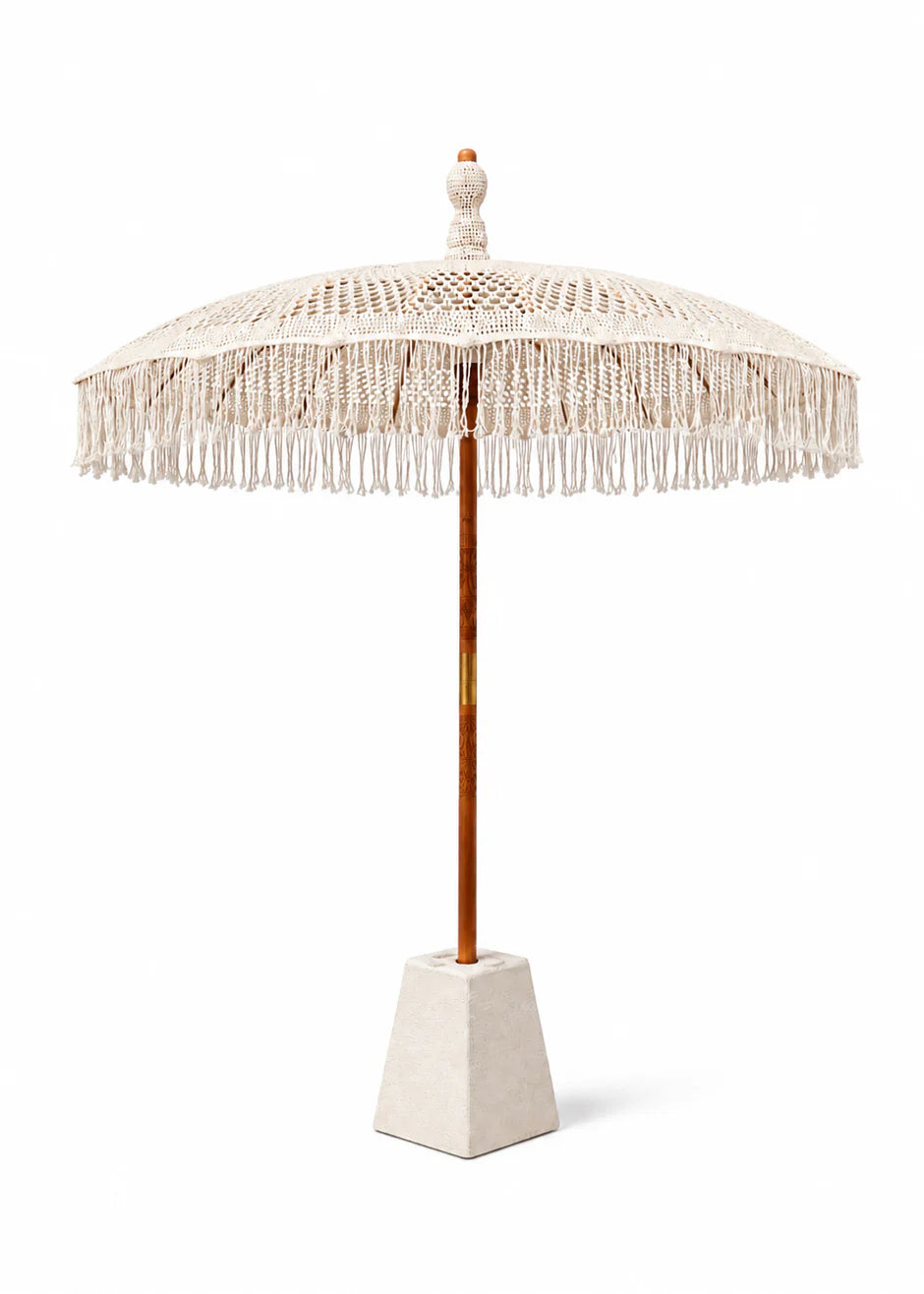 Macramé parasol