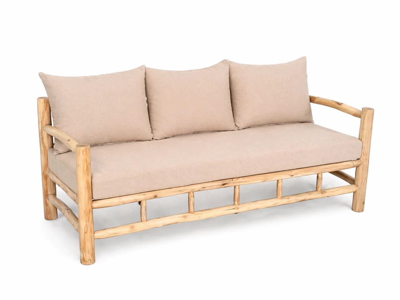 Teakhouten Loungebank