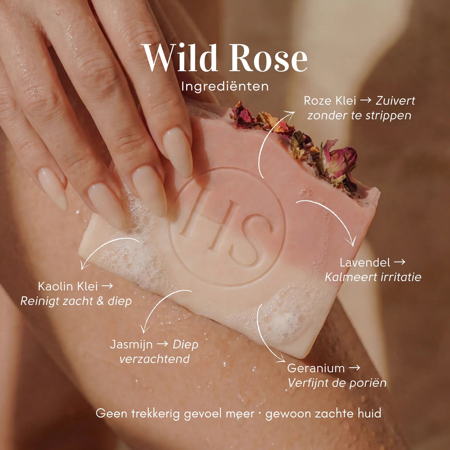 Zeepbar Wild Rose