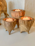 Teak vaas