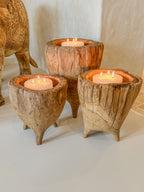 Teak vaas