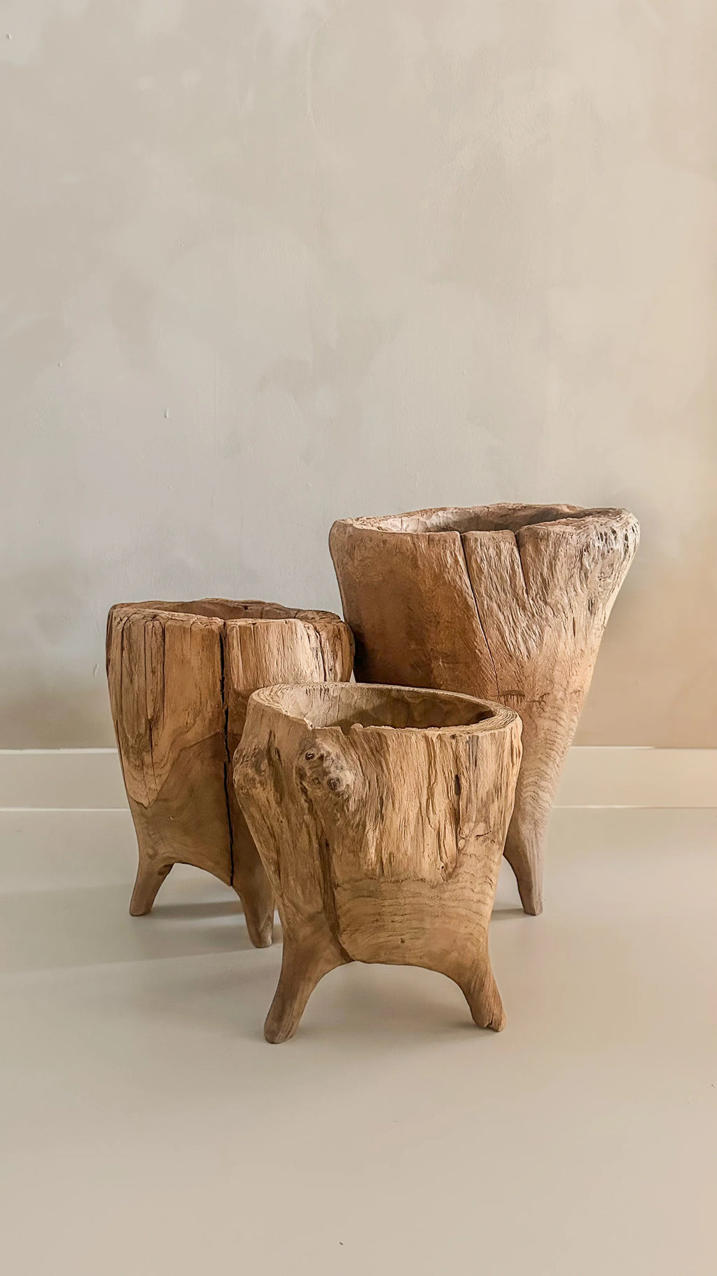 Teak vaas