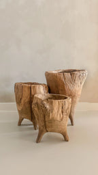 Teak vaas