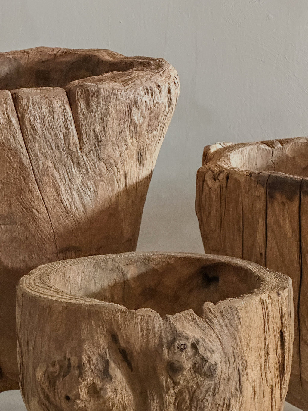 Teak vaas