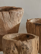 Teak vaas