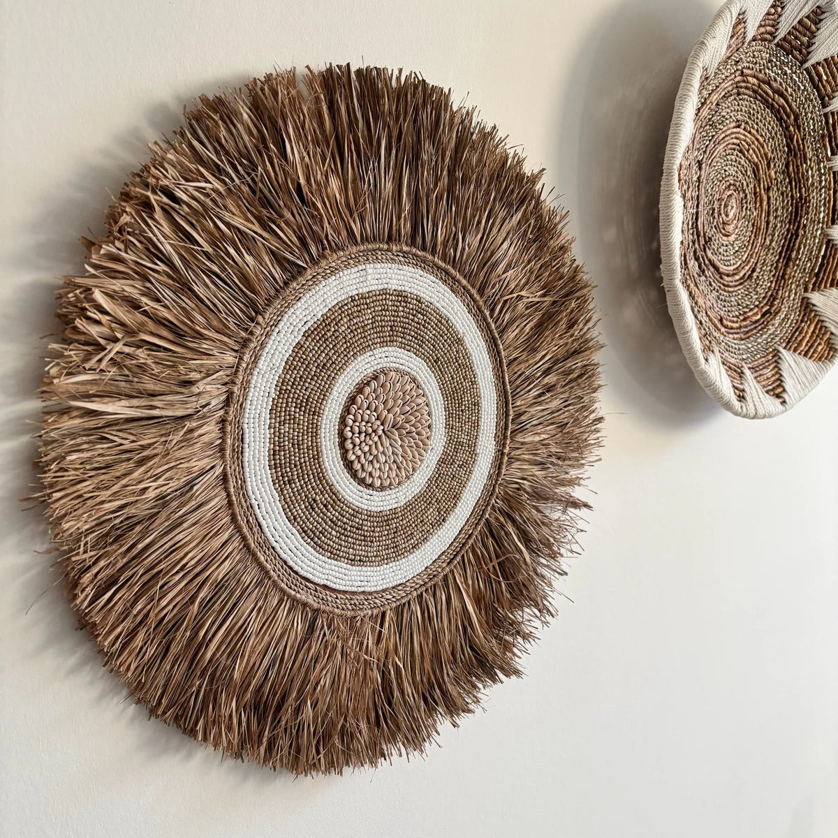 Wanddecoratie Soleil Raffia