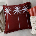 Kussen Bordeaux Palmtree
