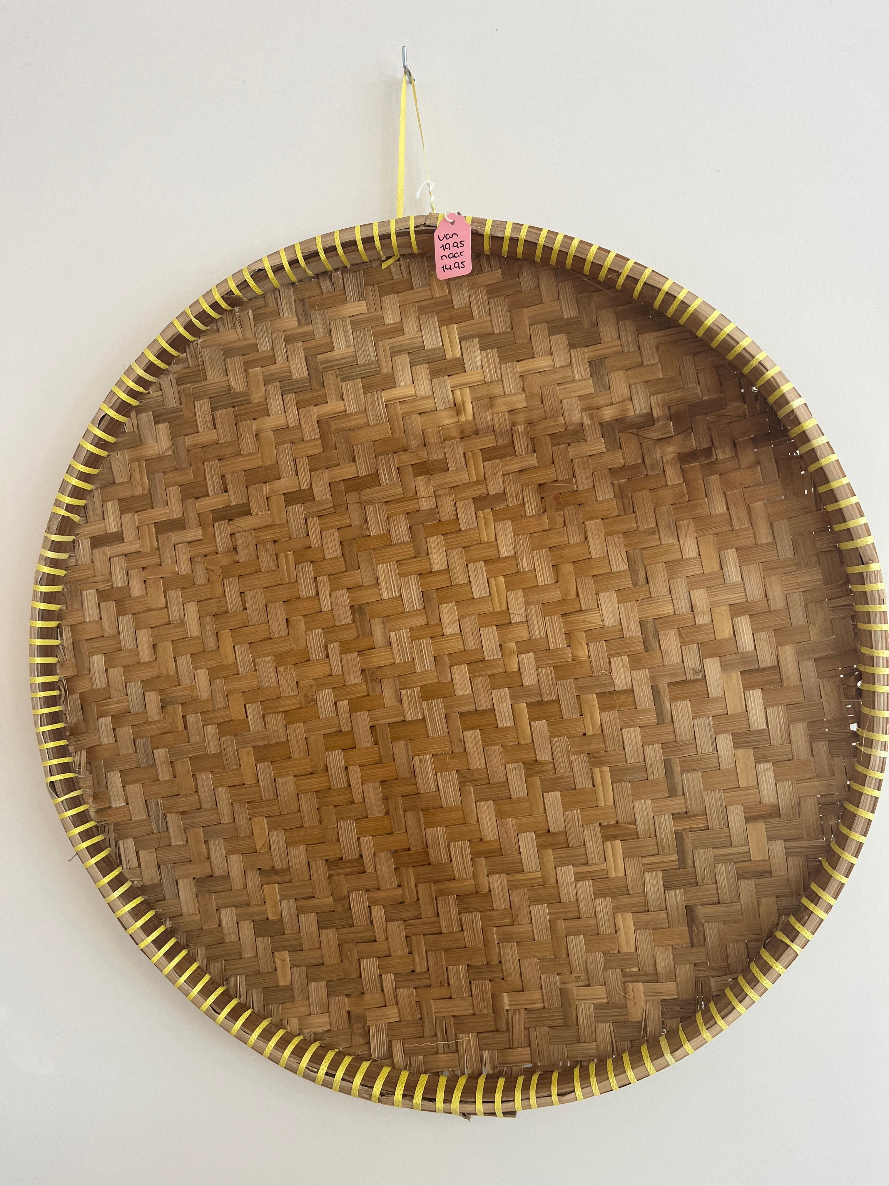 Handgeweven wandschaal
