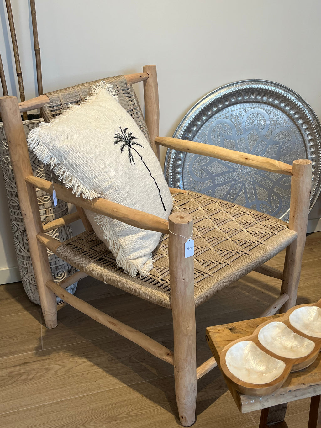 Houten Lounge Stoel