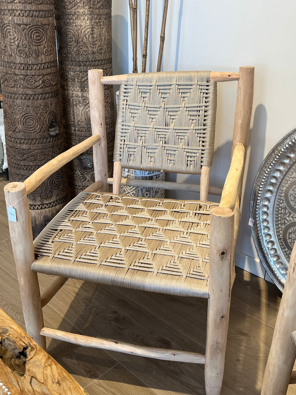Houten Lounge Stoel