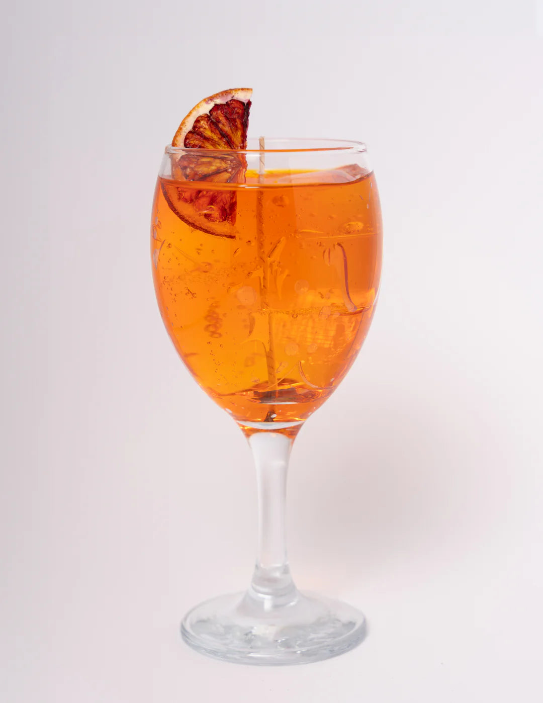 Aperol Spritz kaars - Handgemaakt