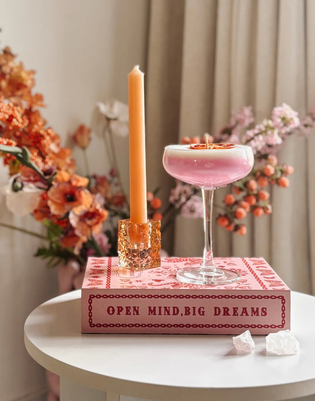 Pink Lady Kaars - Handgemaakt