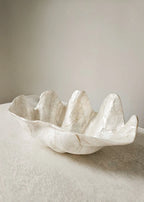 Decoratieve schelp handgemaakt van parelmoer capiz schelpen.