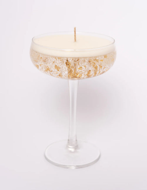 Champagne kaars - Handgemaakt