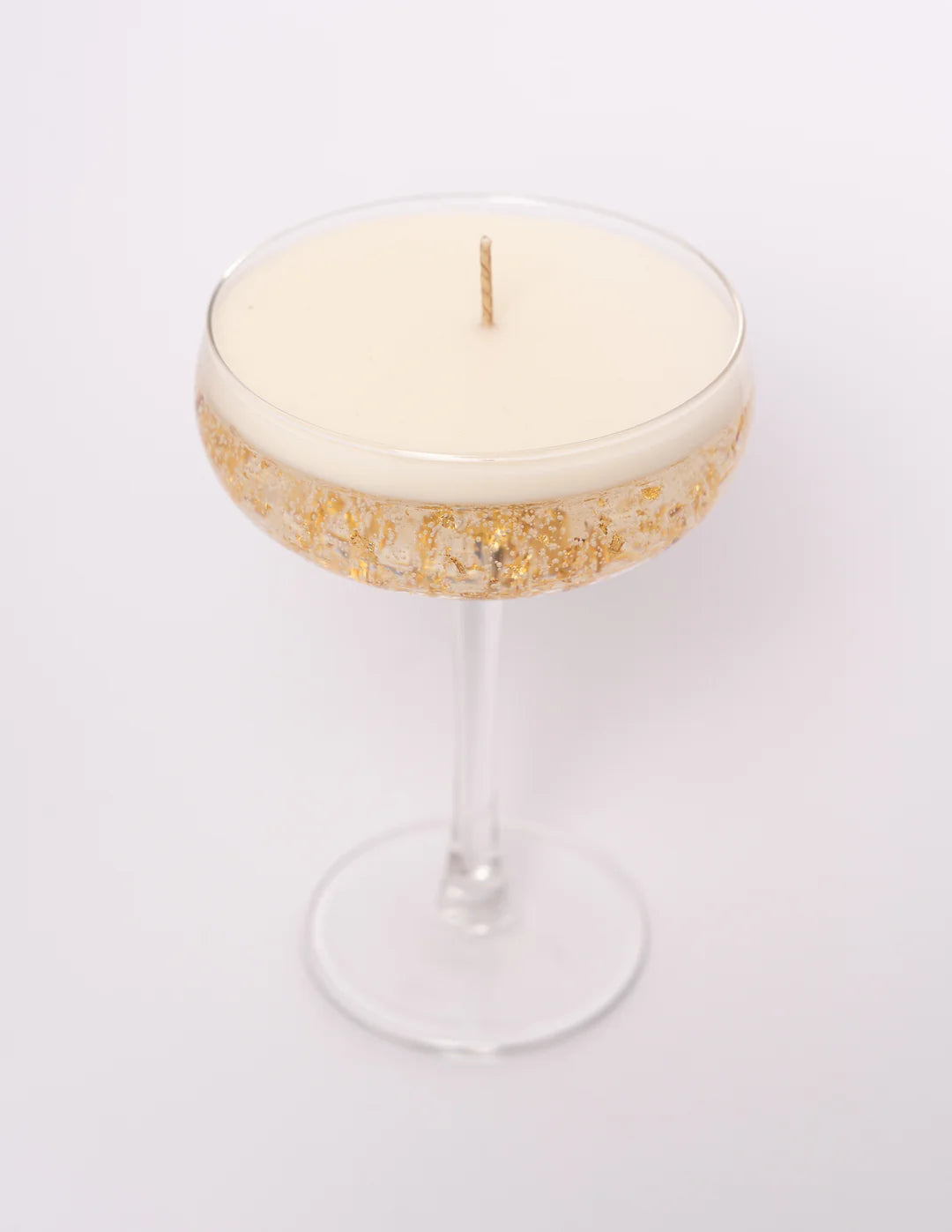 Champagne kaars - Handgemaakt