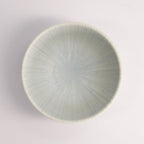 Japans kommetje, wit met lichtblauwe accenten. Perfect bakje voor rijst, snacks of een salade