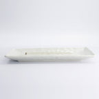 Mino Craft Rectangular Plate White