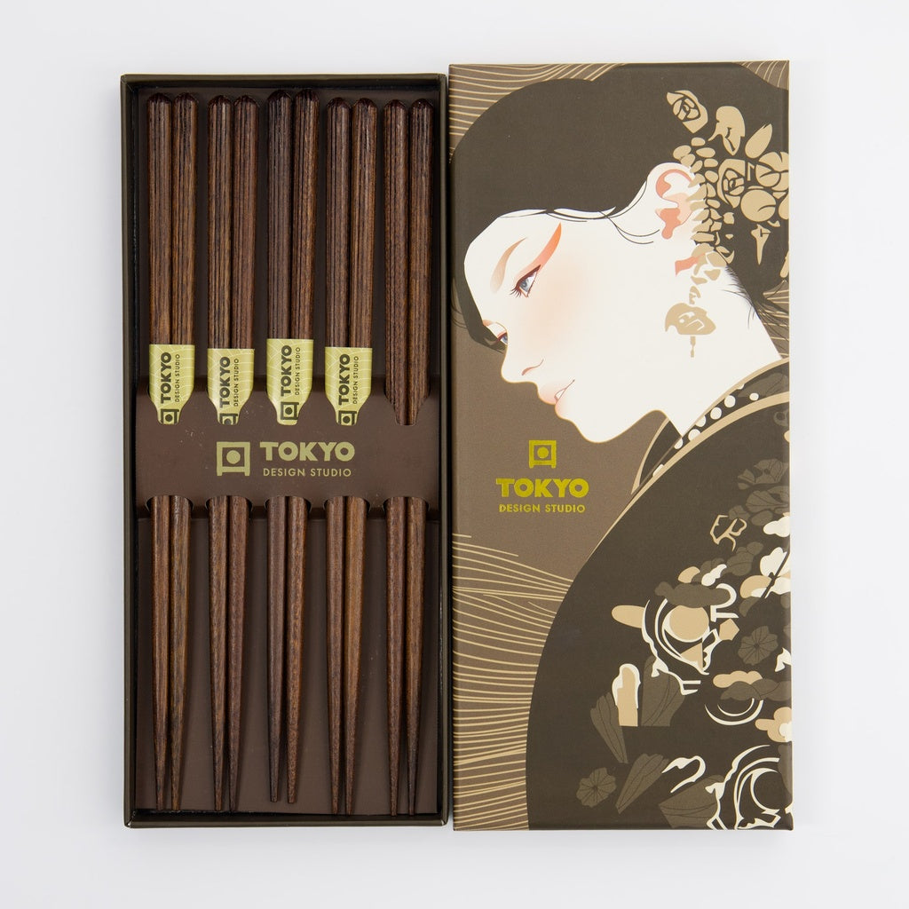Chopstick Giftset Gold Maiko