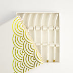 White & Gold Spoon Set 6pcs