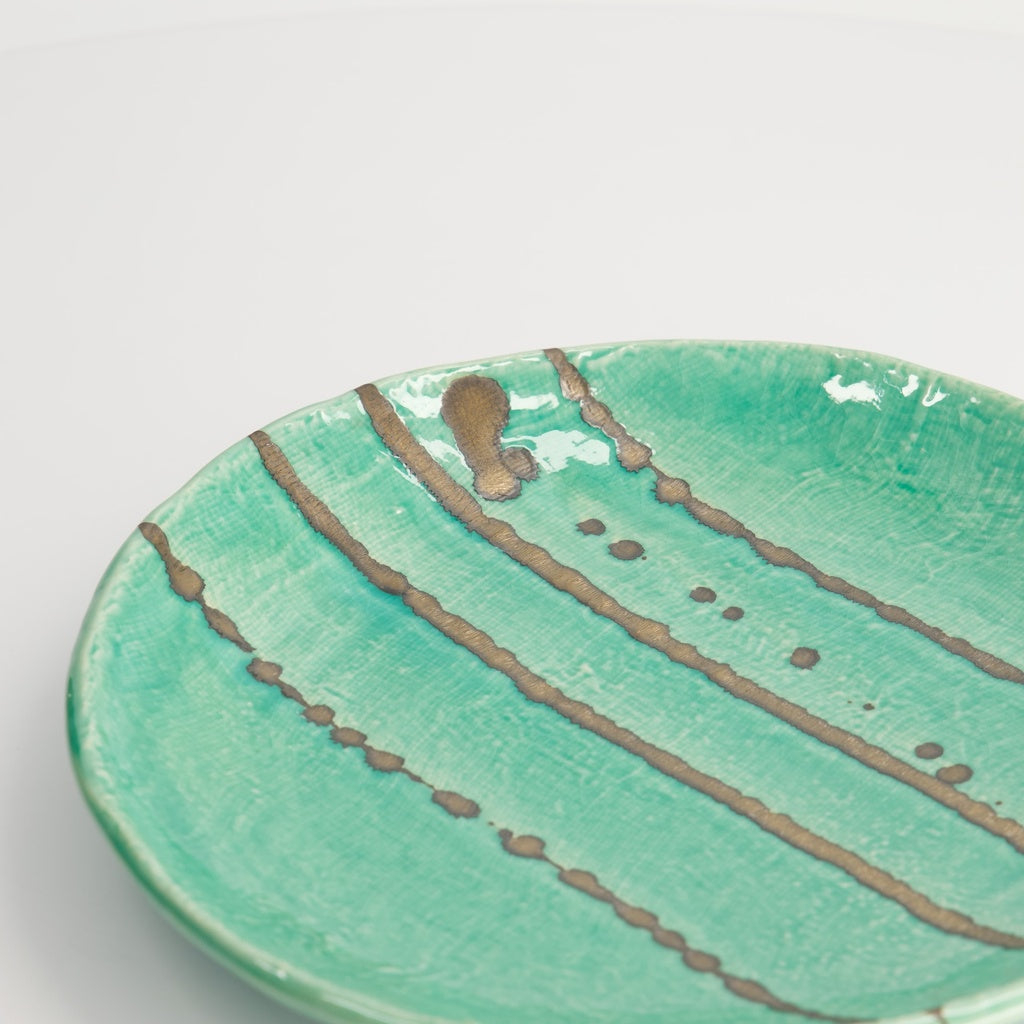 Yamasaku Ocean Round Plate 23x3cm