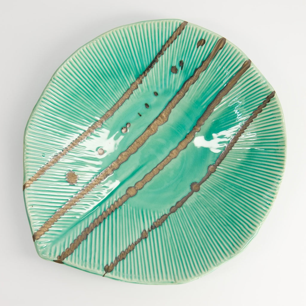 Yamasaku Ocean Round Plate 25,5x23x4cm