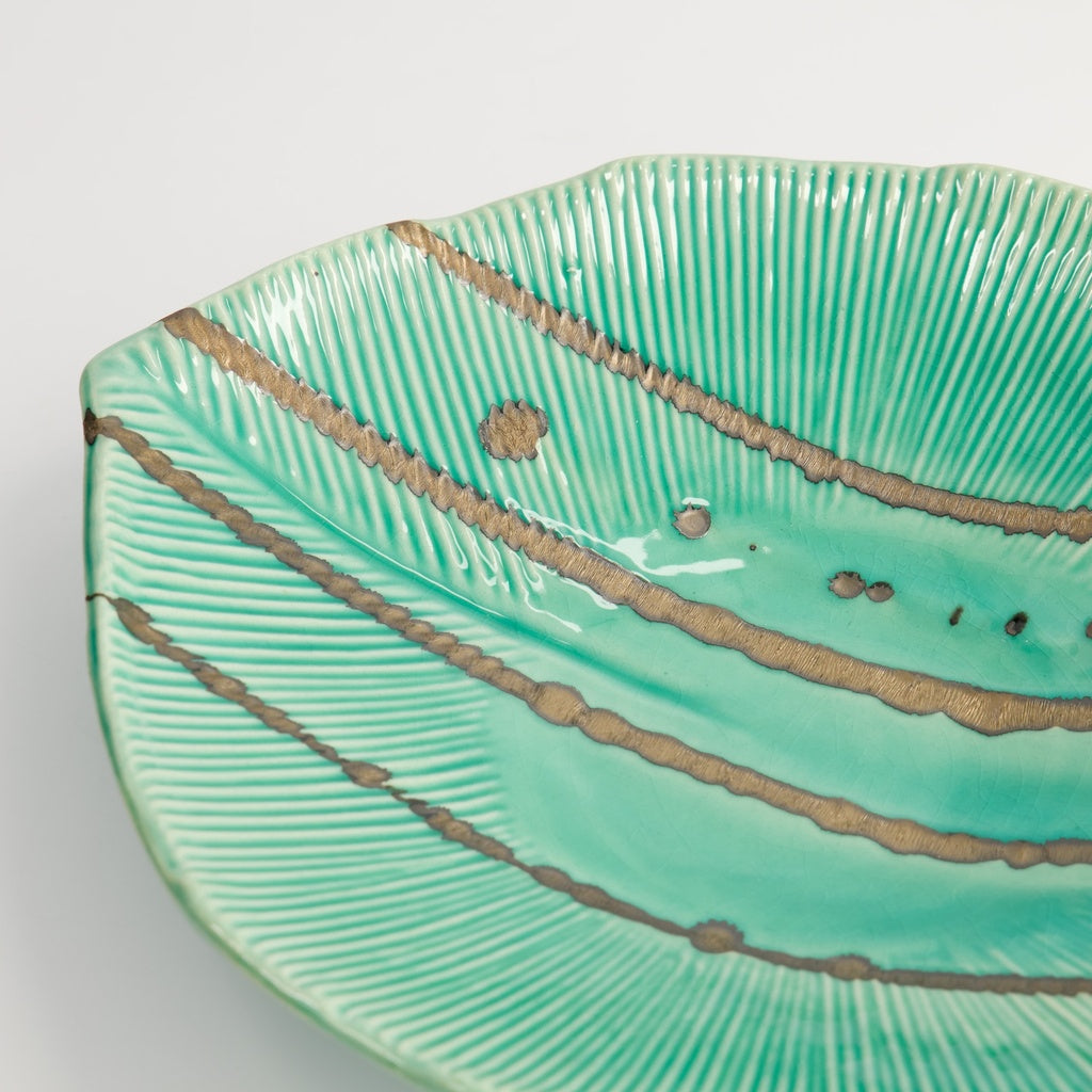 Yamasaku Ocean Round Plate 25,5x23x4cm